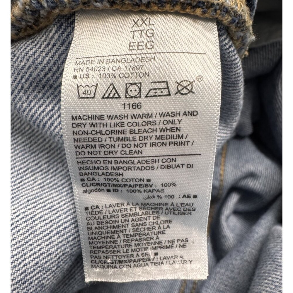 Old Navy Slouchy Shorte Shortalls XXL Blue Karina Wash Denim Shorts Bib Overalls - Picture 8 of 9